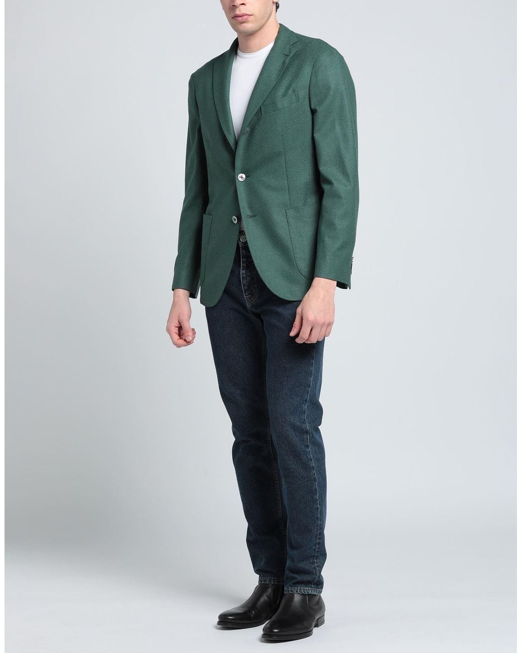 Boglioli Green Blazer for men