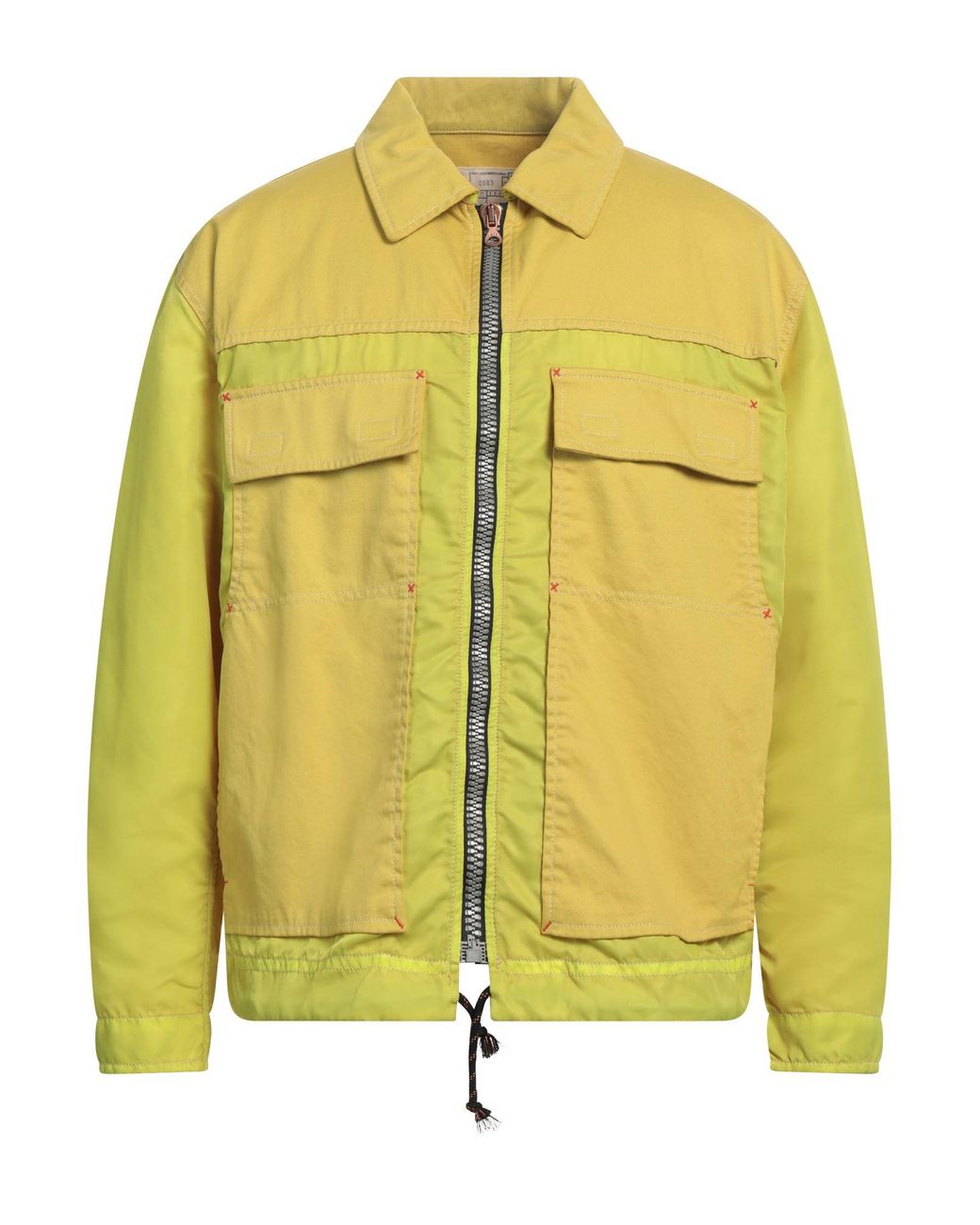 DIESEL 光沢イエローボンバージャケット DIESEL（ディーゼル）の「レディース ボンバージャケット リバーシブル