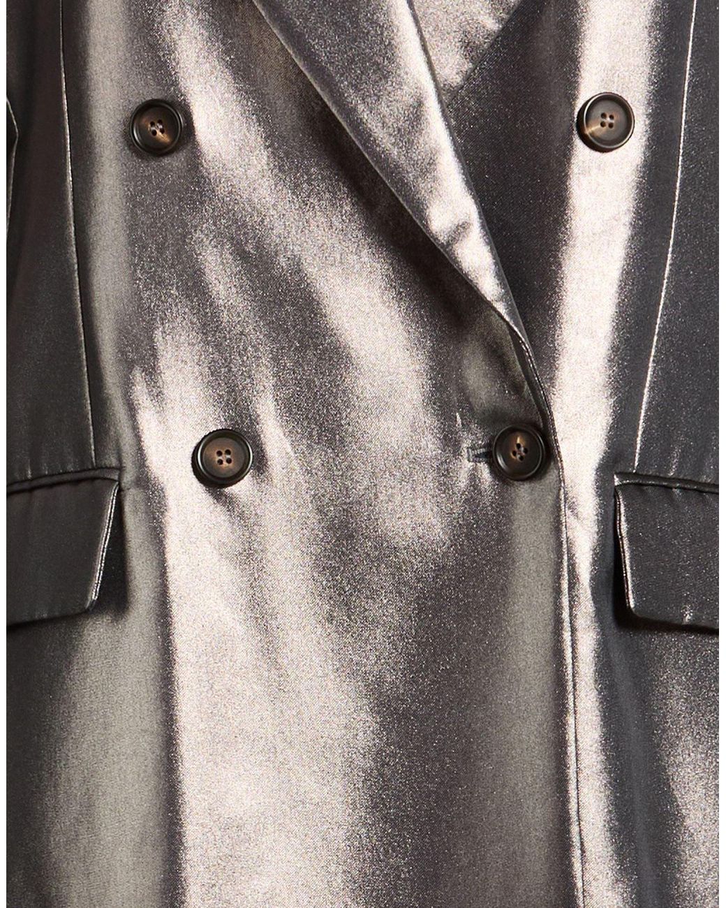 Brunello Cucinelli Black Blazer Silk