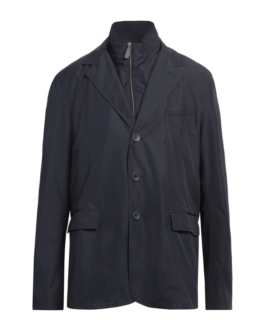 Herno Blue Jacket Polyester for men