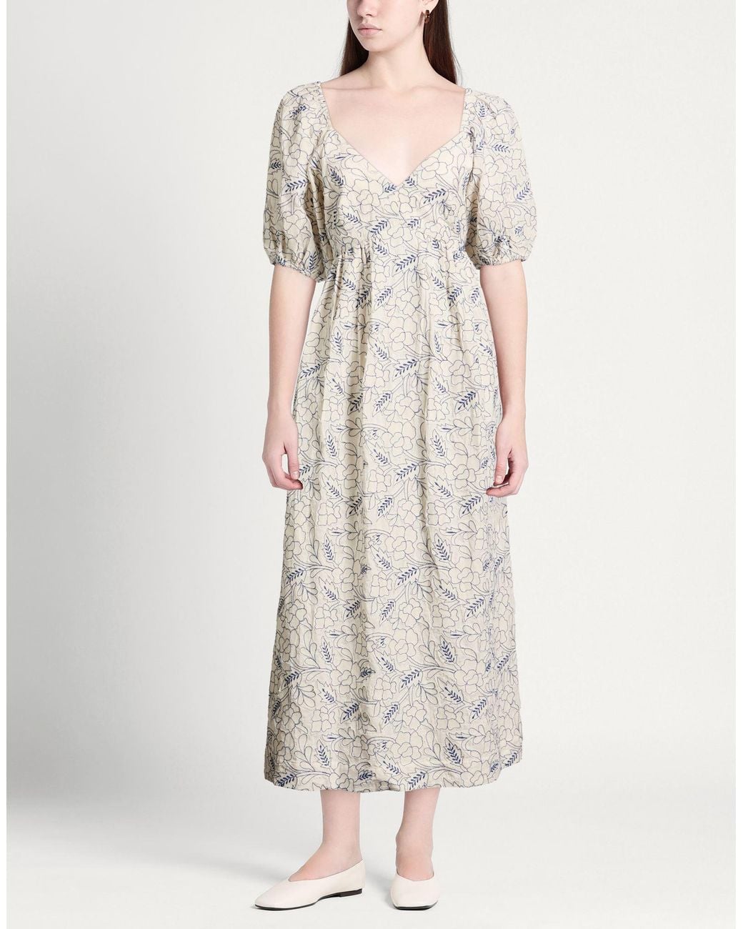 Paul & Joe White Maxi Dress Cotton
