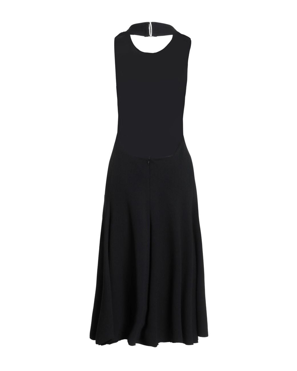 Jacquemus Black Midi Dress Viscose, Polyamide, Elastane