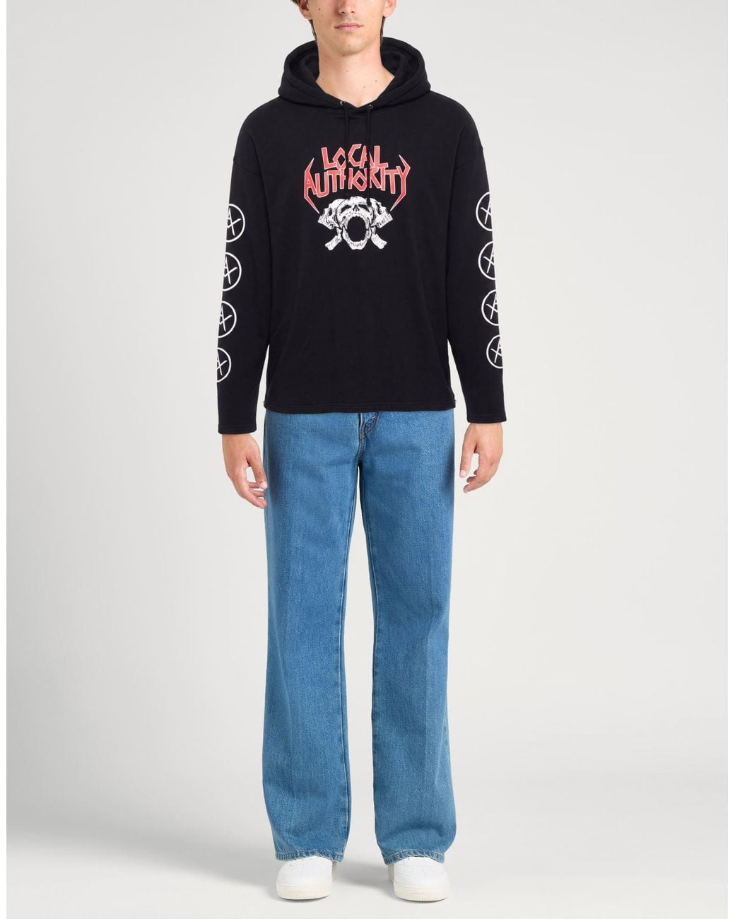 Local Authority Blue Sweatshirt Cotton for men