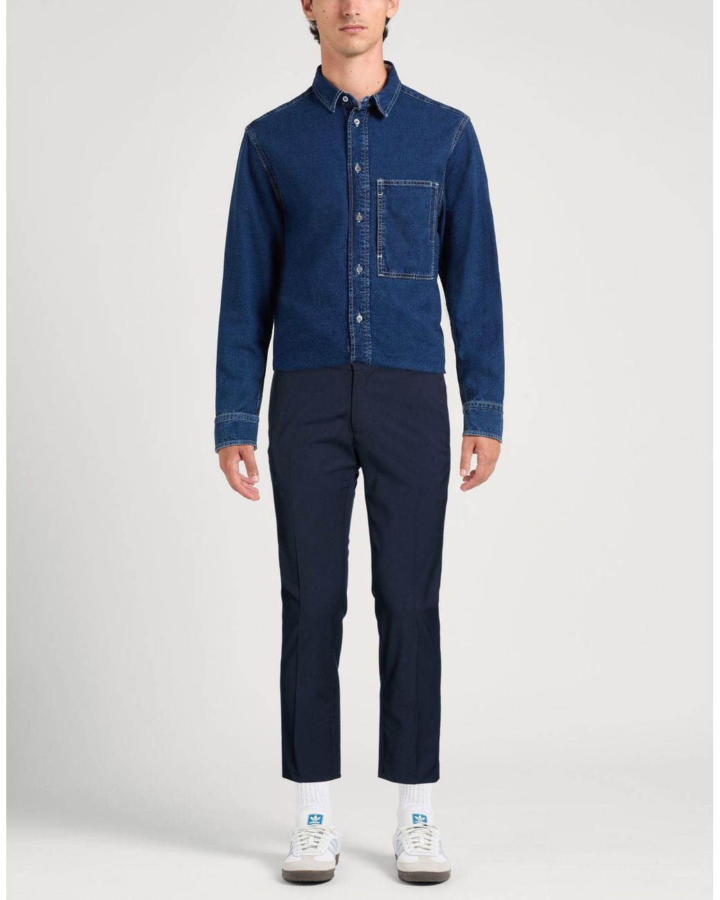 Daniele Alessandrini Blue Pants for men