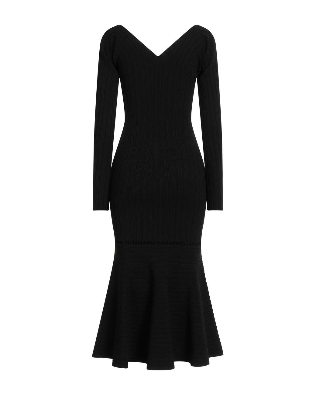 Victoria Beckham Black Midi Dresses