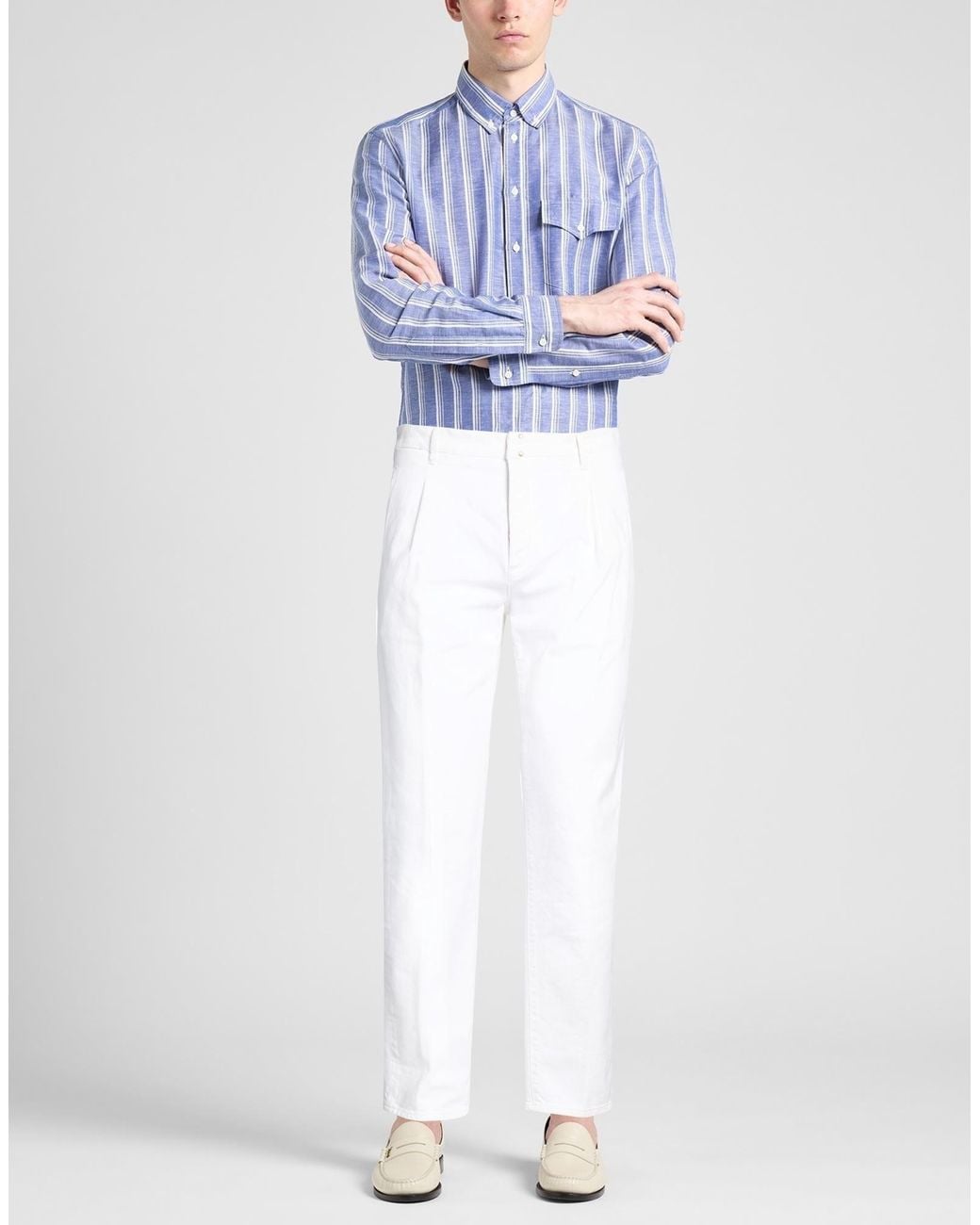 Incotex White Jeans for men