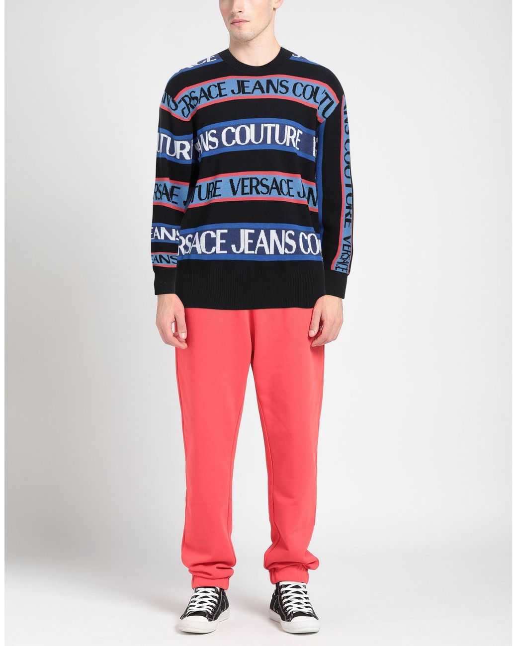 Pullover Versace Jeans Couture de hombre de color Blue