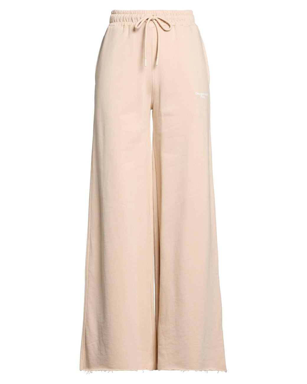 Department 5 Natural Ivory Pants Cotton