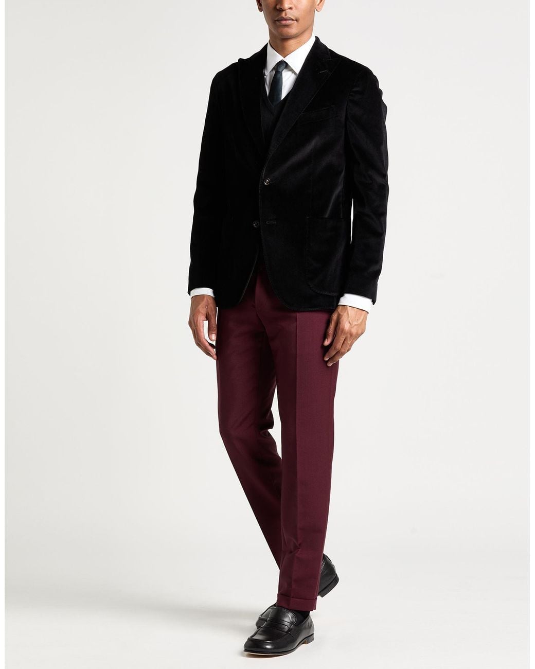 Boglioli Black Blazer Cotton, Elastane for men