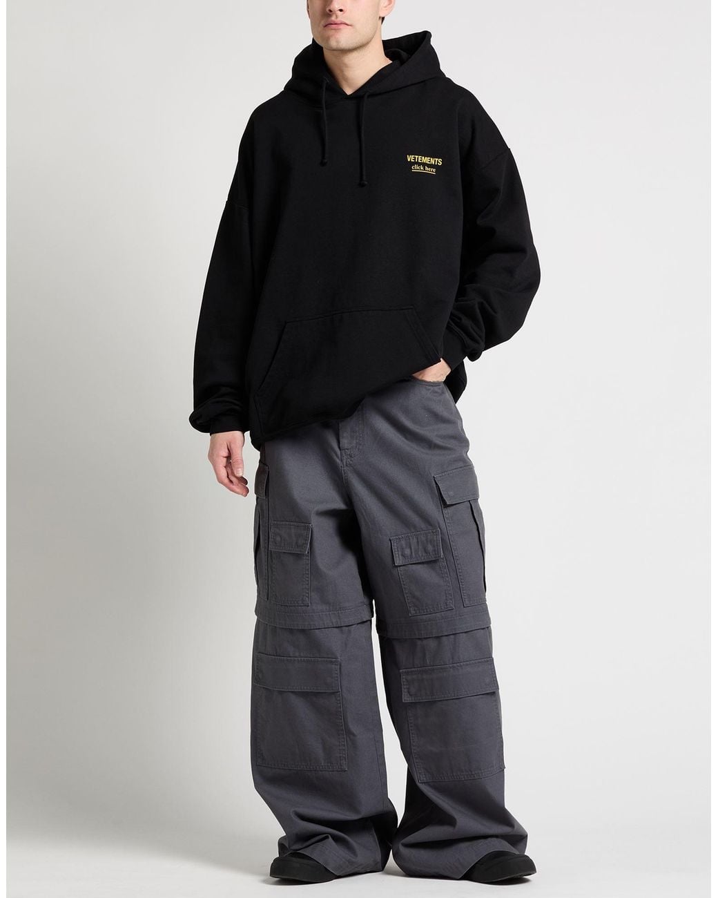 Ambush Gray Pants Cotton for men