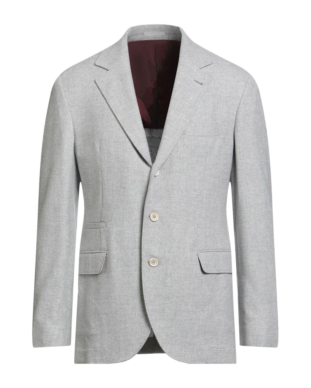 Brunello Cucinelli Gray Blazer for men