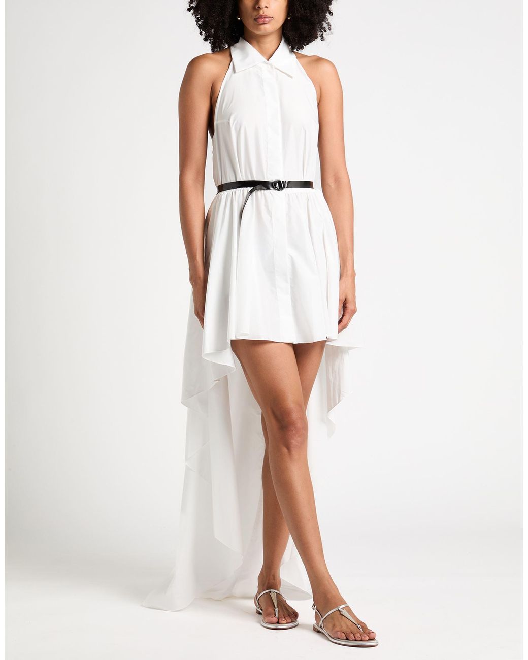 Norma Kamali White Mini Dress