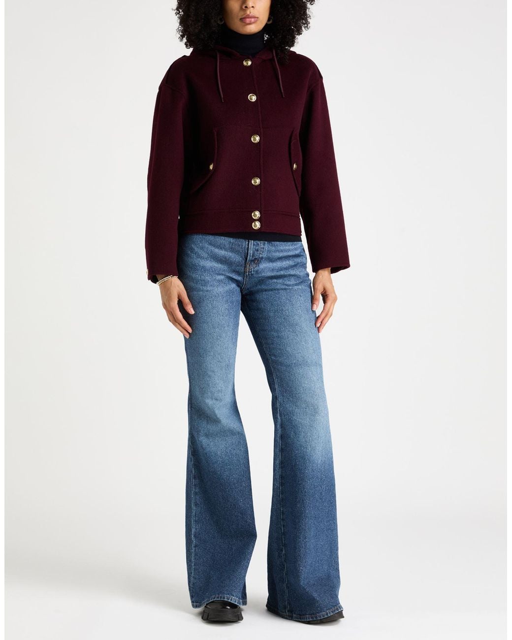 Sandro Purple Coat