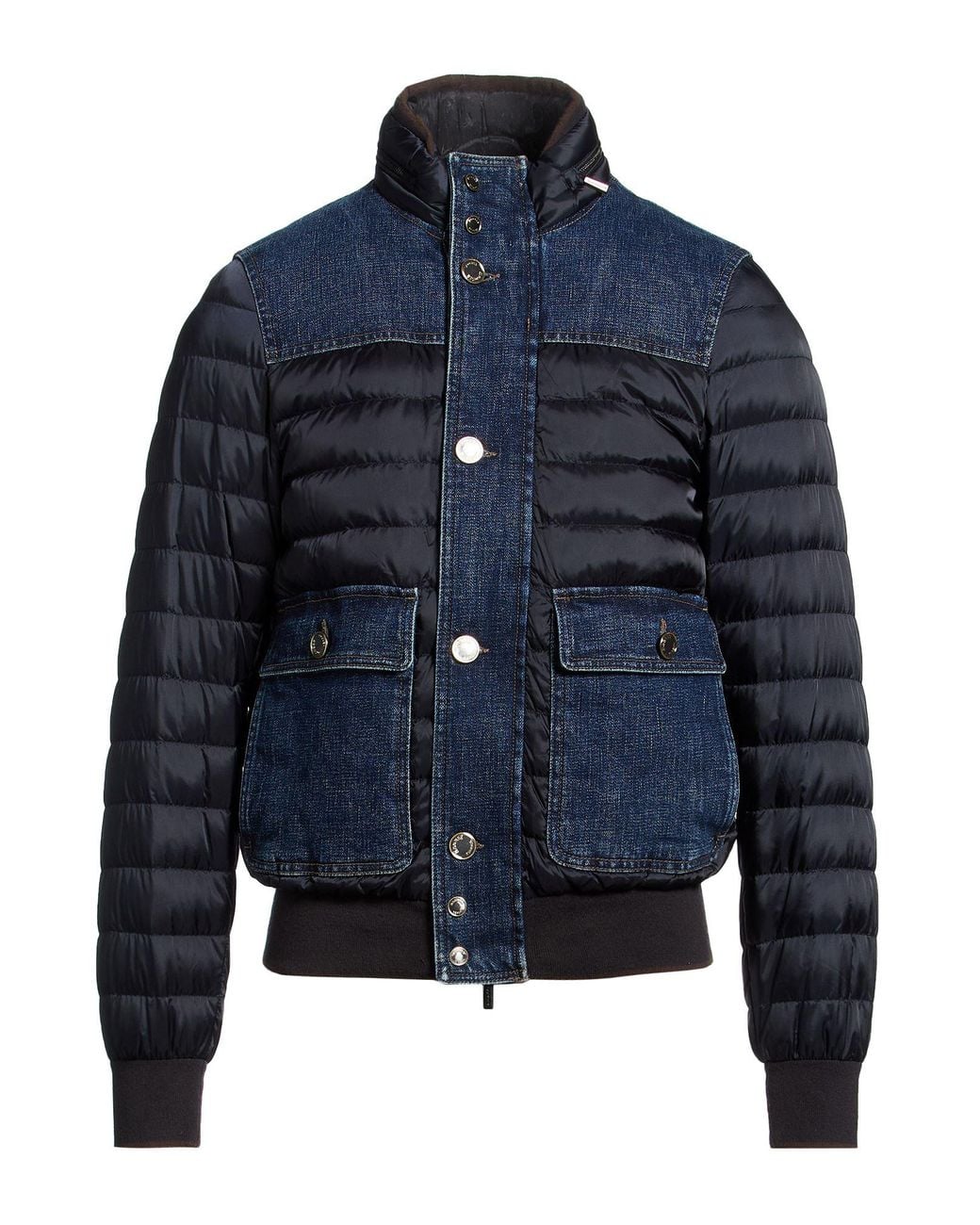 Moorer Blue Puffer Polyamide, Cotton, Elastane for men