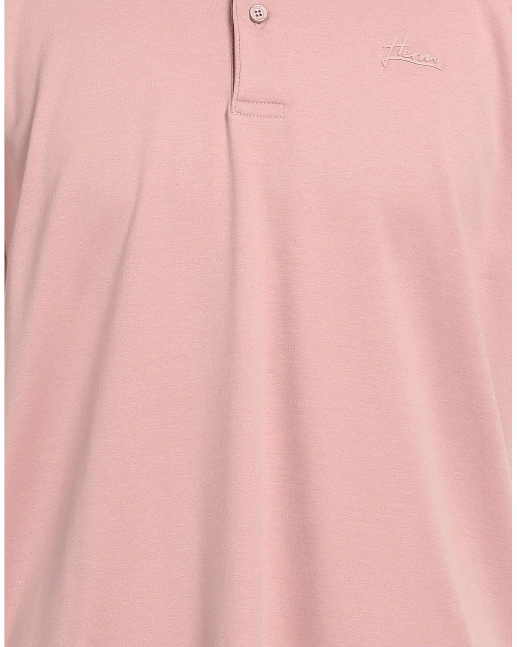 Herno Pink Polo Shirt for men