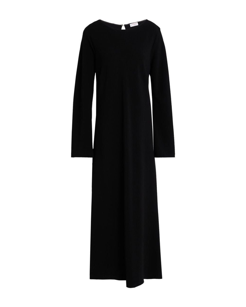 Alberto Biani Black Maxi Dress Triacetate, Polyester
