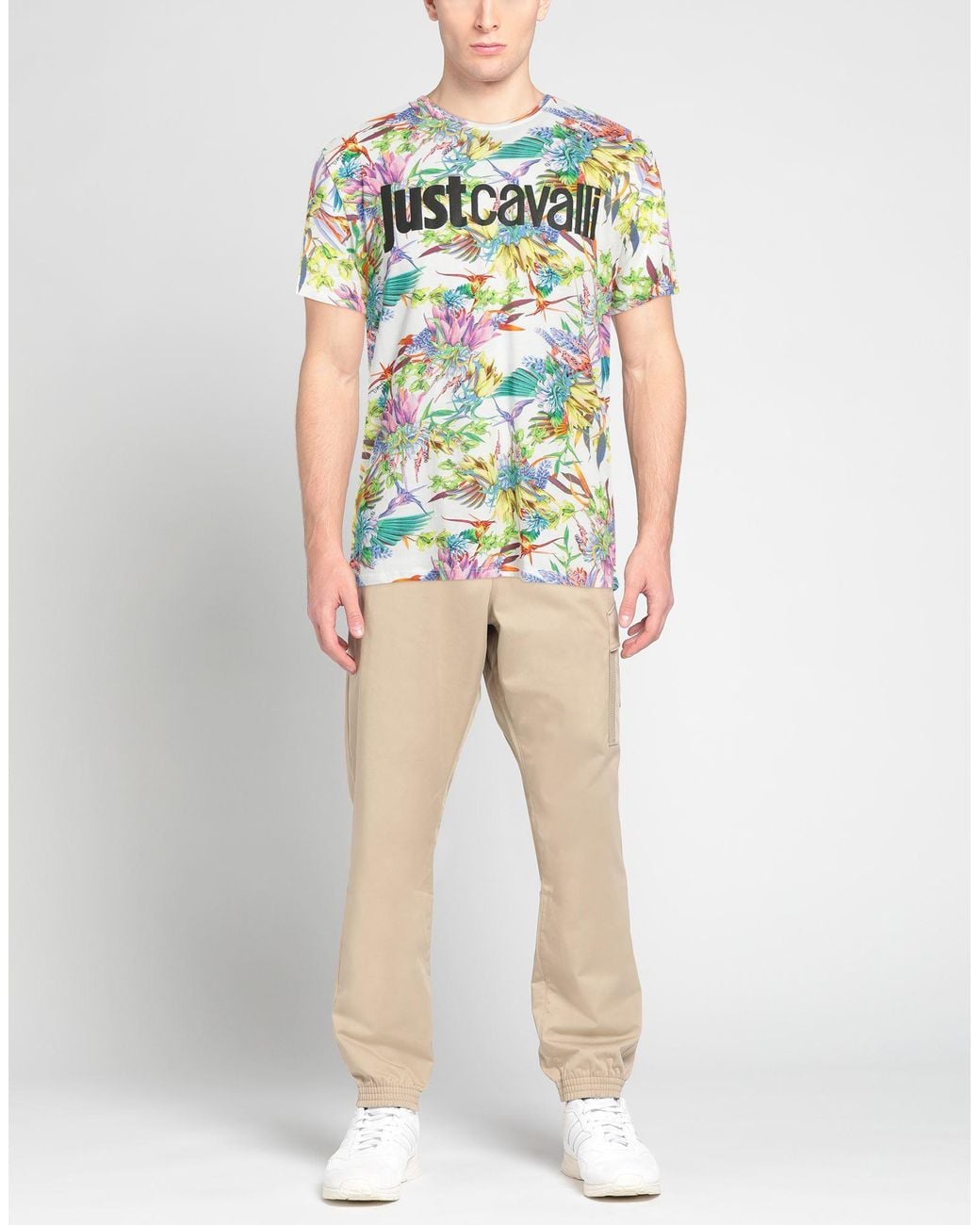 Just Cavalli White T-shirt for men