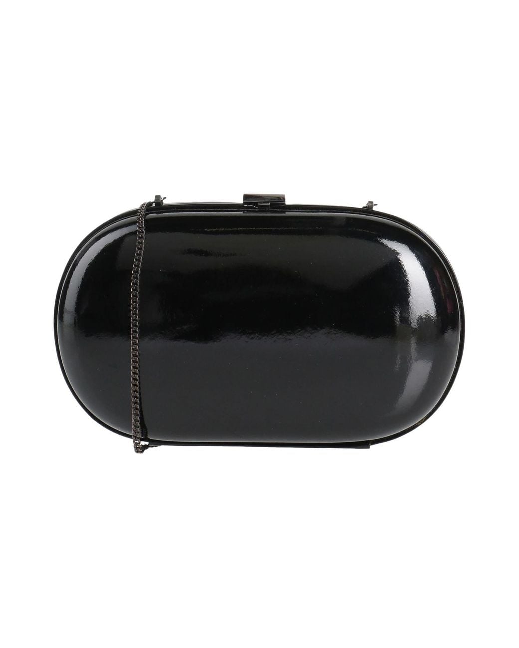 Le Silla Black Clutch Leather