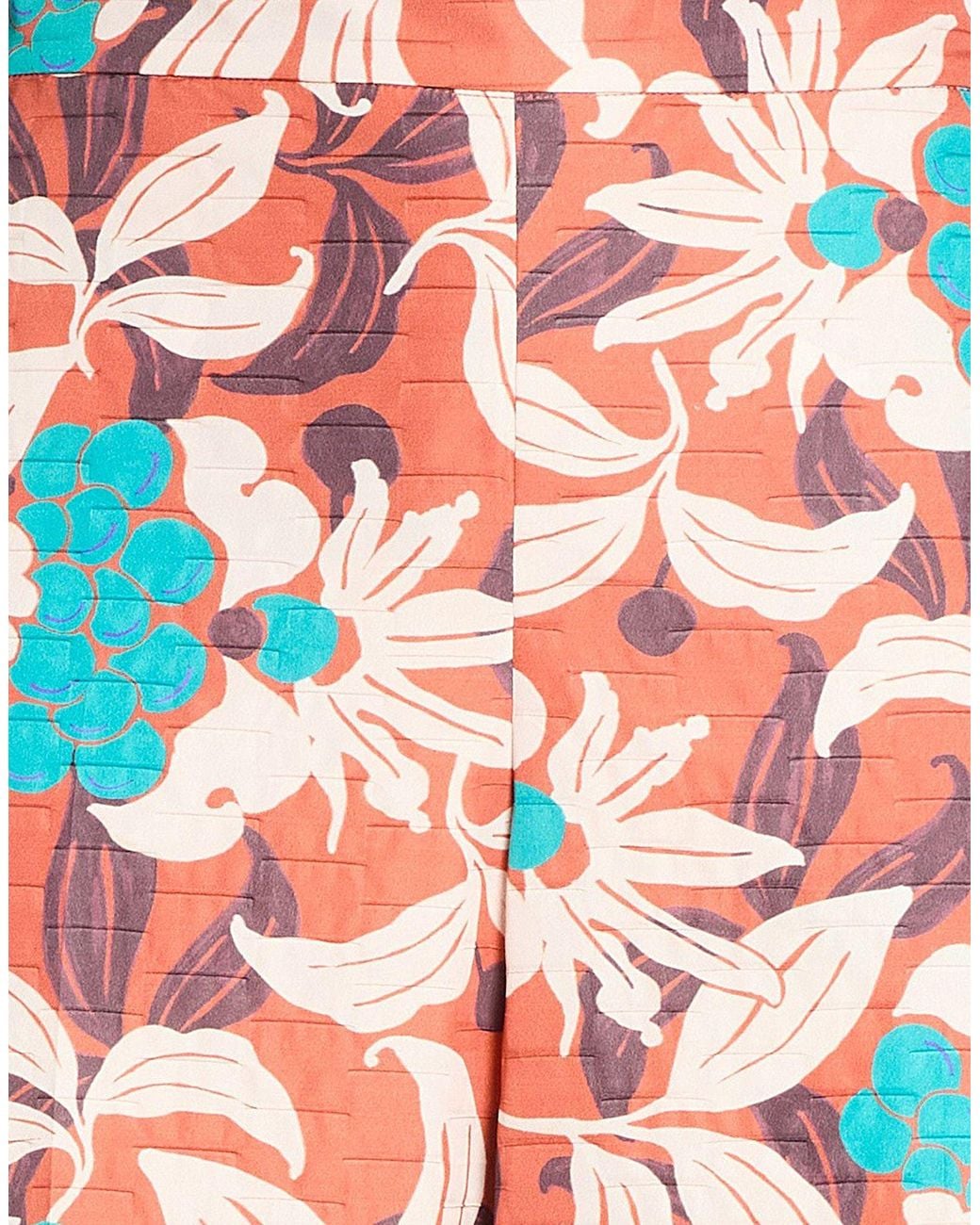 Maliparmi White Rust Pants Polyester