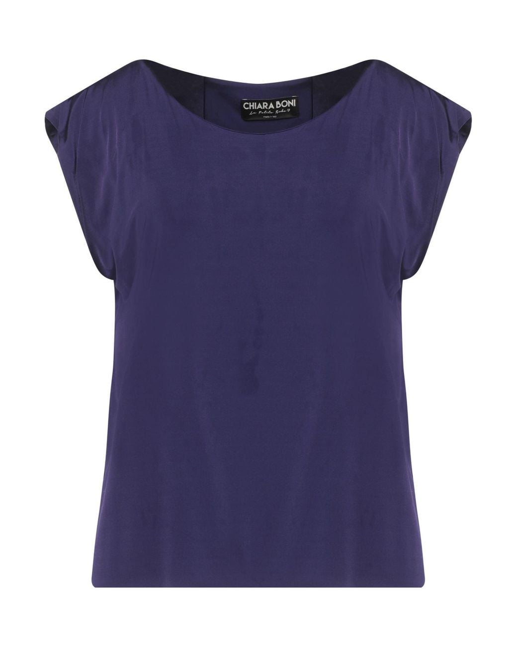 La Petite Robe Di Chiara Boni Blue Top Viscose, Elastane