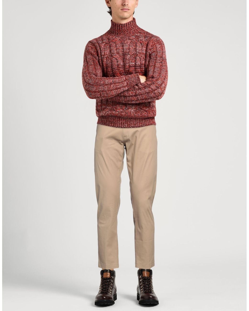 Officina 36 Natural Pants Cotton, Elastane for men