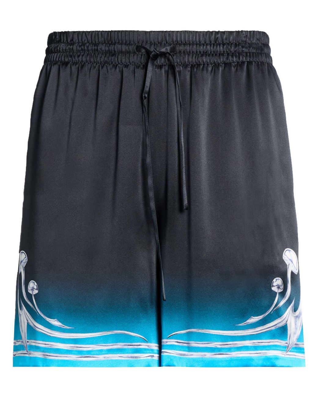 Casablanca Blue Shorts & Bermuda Shorts Silk for men