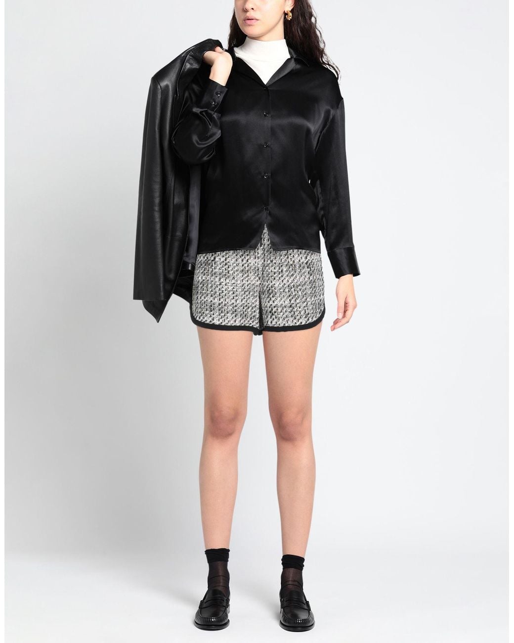 Maje Gray Shorts & Bermuda Shorts