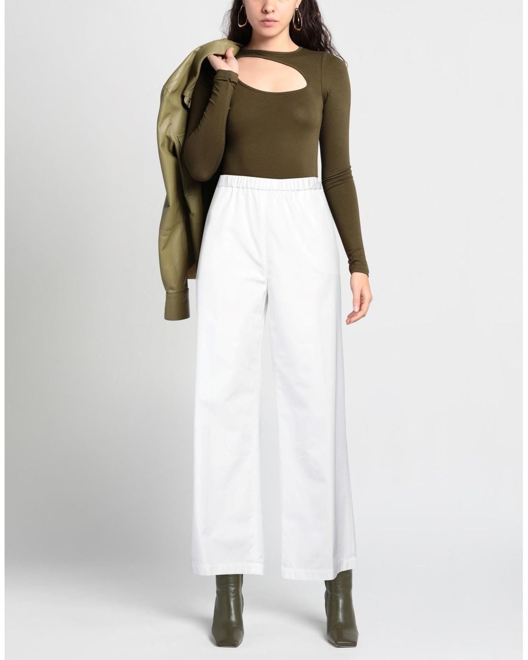 Aspesi White Pants