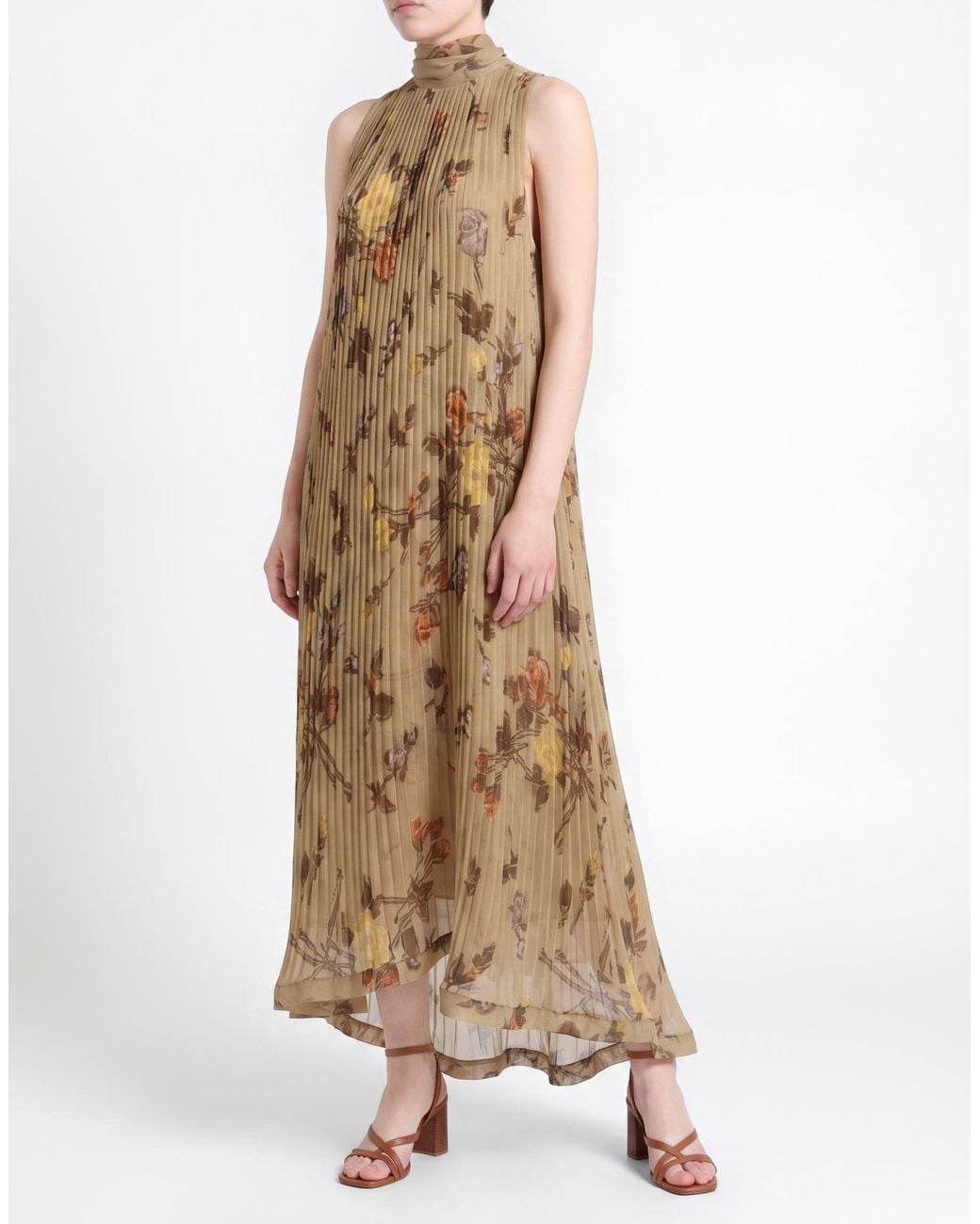 P.A.R.O.S.H. Natural P.A.R.O..H. Maxi Dress