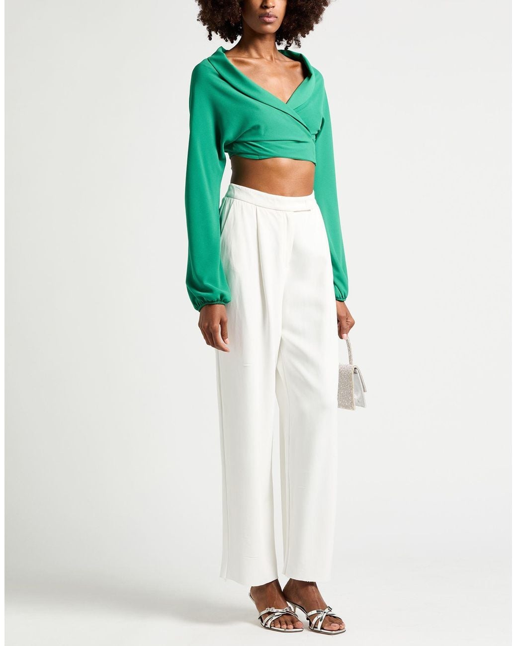 Rebel Queen Green Top Polyester