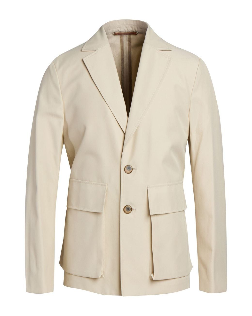 Jacob Cohen Natural Blazer Polyester, Cotton for men