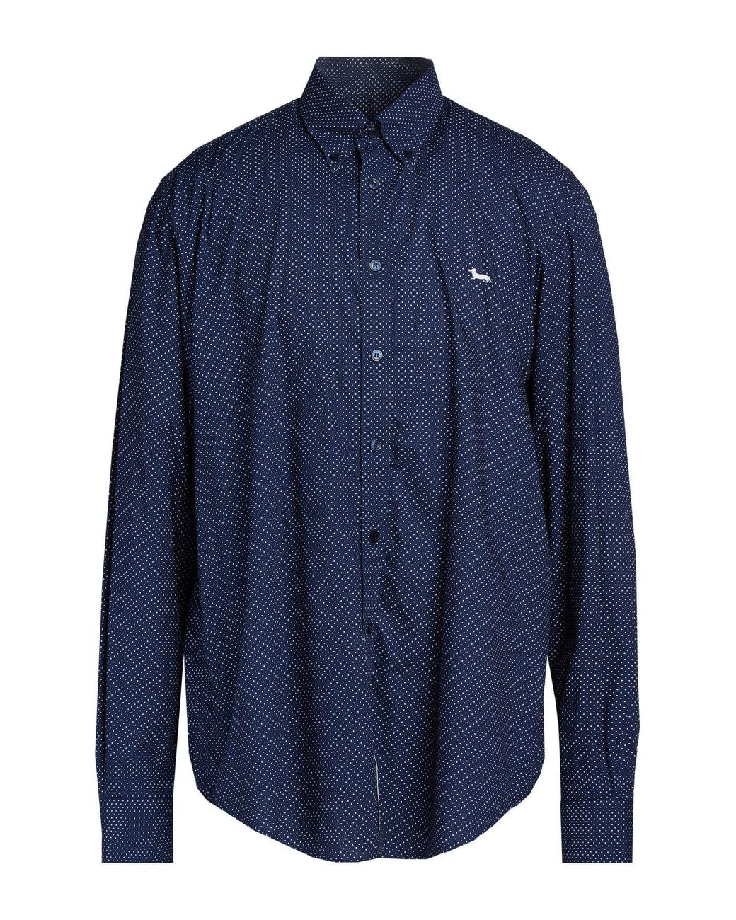 Harmont & Blaine Blue Shirt Cotton for men