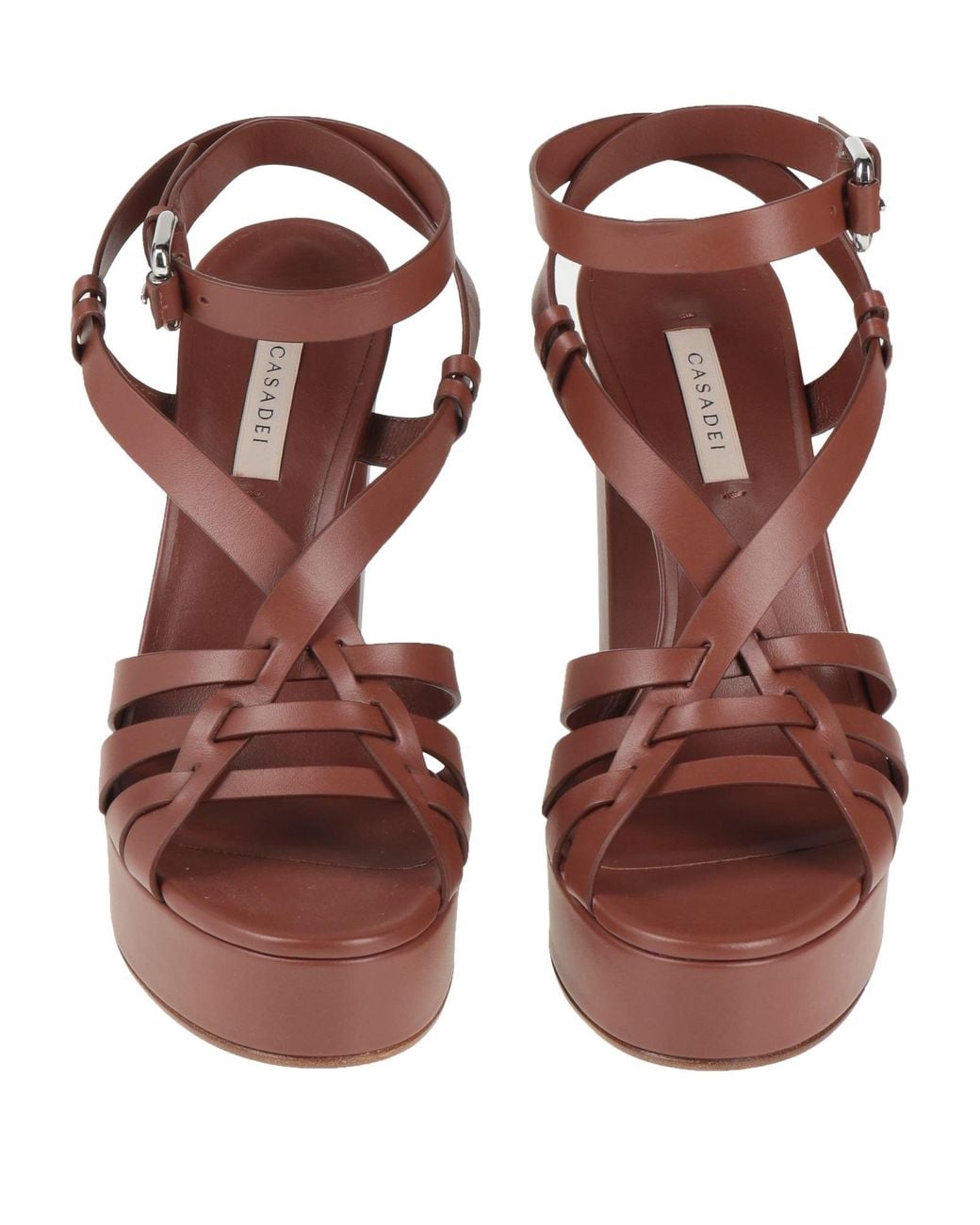 Casadei Brown Sandals Leather