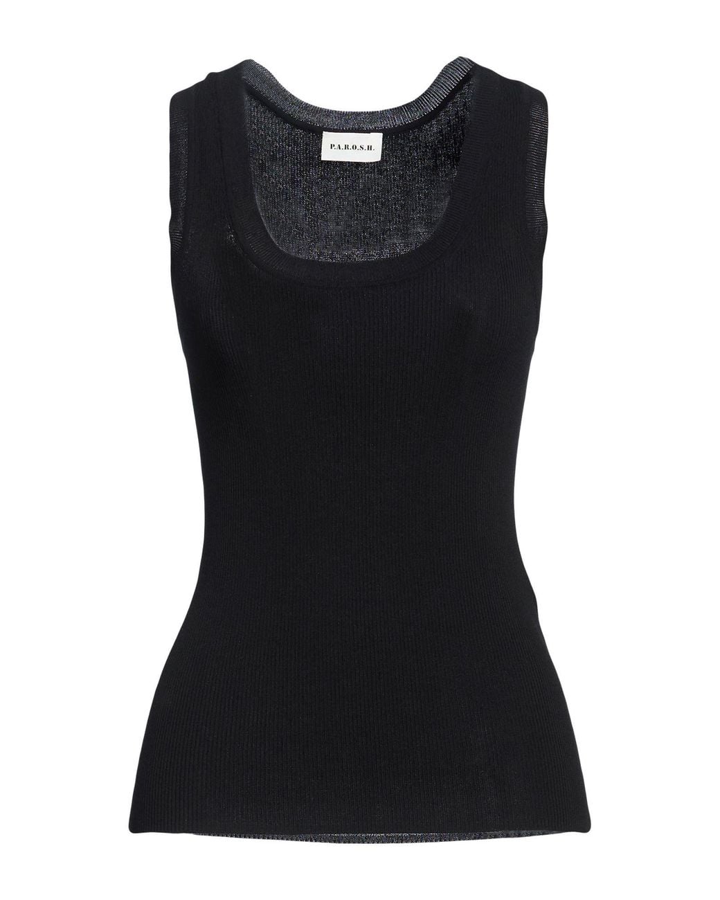 P.A.R.O.S.H. Black P.A.R.O..H. Tank Top