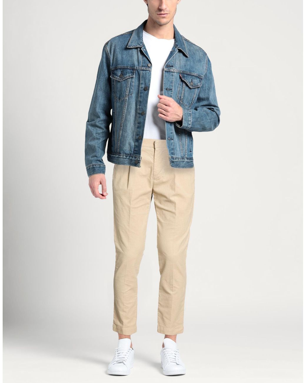 Entre Amis Natural Pants Cotton, Elastane for men