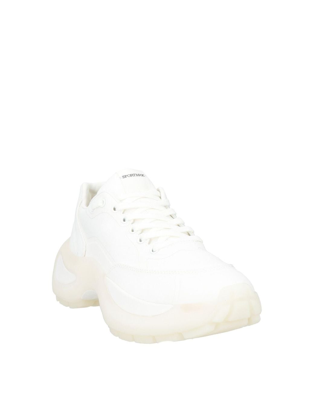 Sportmax White Sneakers Textile Fibers