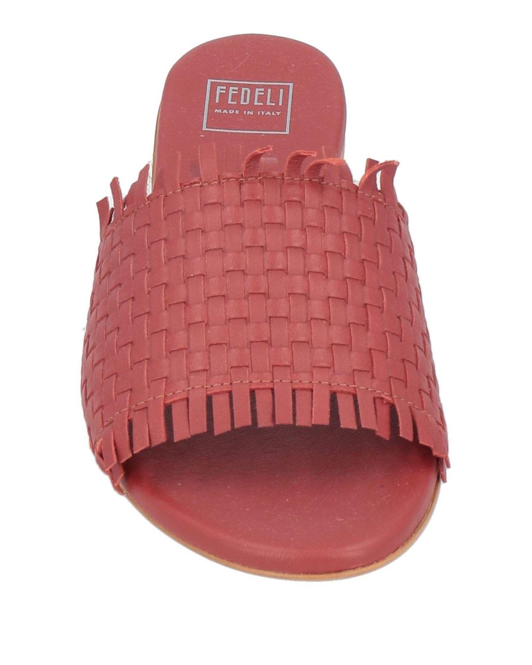 Fedeli Pink Brick Sandals Leather