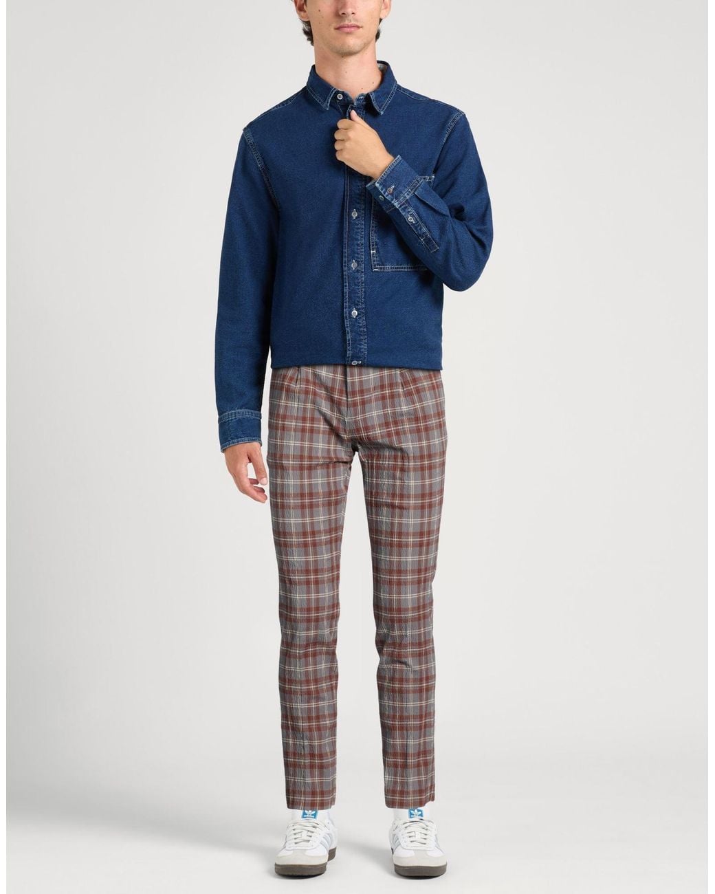 Manuel Ritz Gray Trouser for men