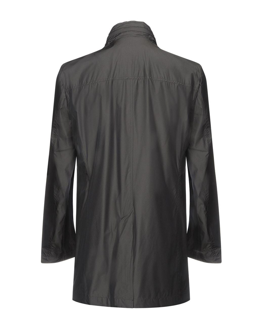 Moorer Gray Overcoat & Trench Coat Polyamide, Polyester, Elastane, Nylon for men