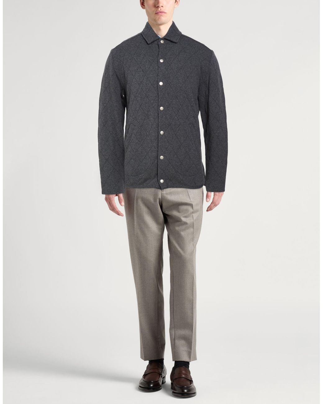 Lardini Blue Cardigan Wool, Cashmere for men
