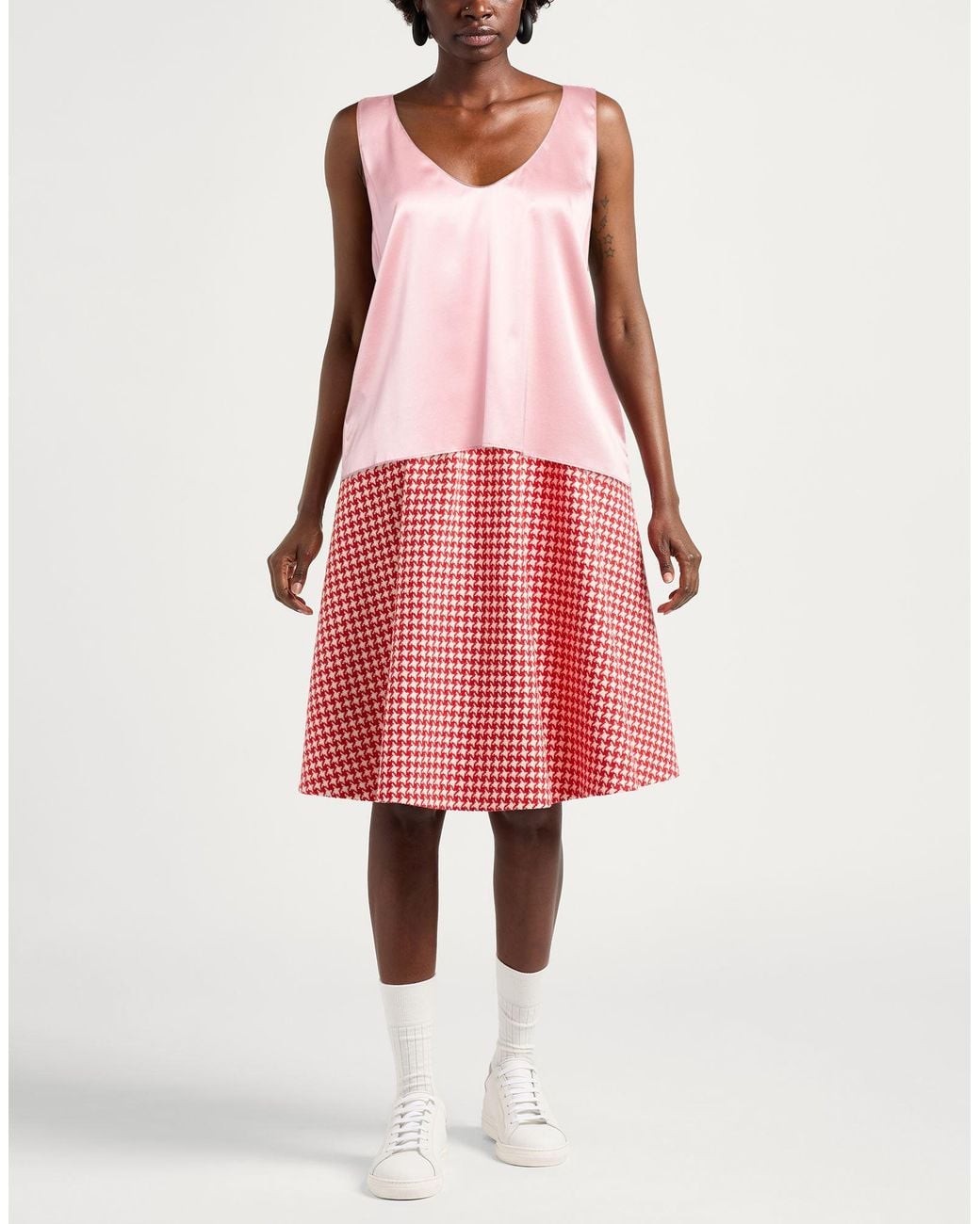 Top Pinko en coloris Pink