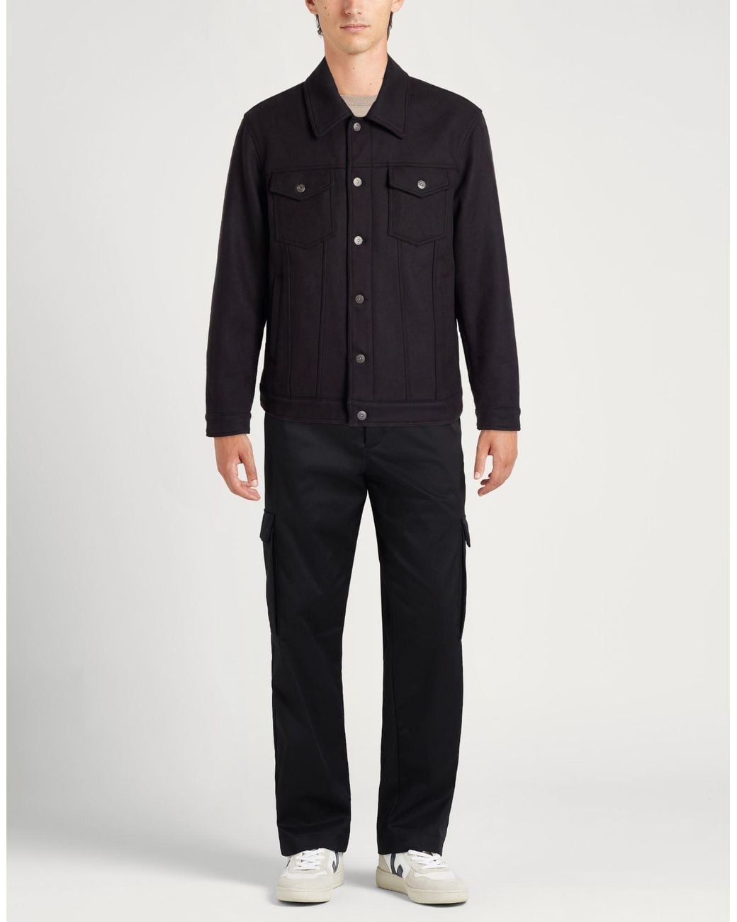 L.b.m. 1911 Blue Jacket Virgin Wool, Polyamide for men