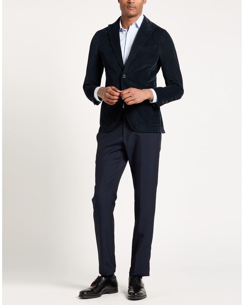 Boglioli Blue Midnight Blazer Cotton for men