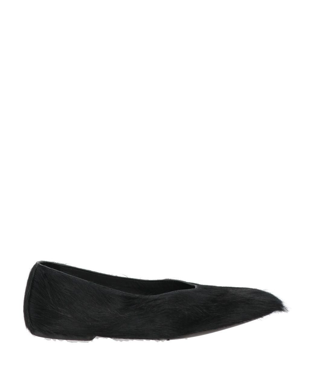 Rick Owens Black Ballet Flats Leather