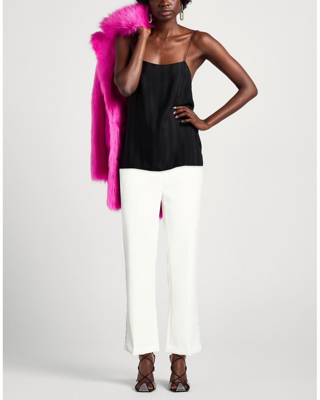 Elisabetta Franchi White Trouser