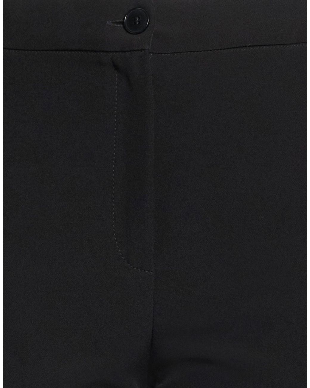 Elena Miro Black Pants Polyester, Elastane