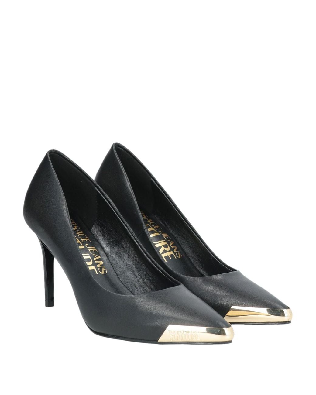 Versace Jeans Couture Gray Pumps
