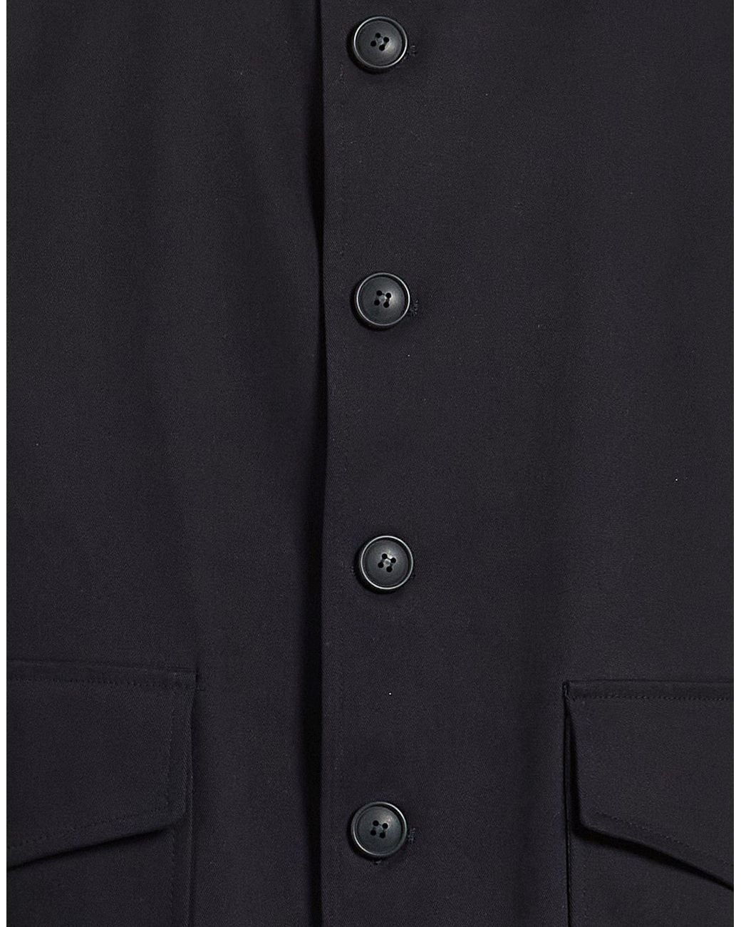 Exte Black Jacket Cotton, Elastane for men