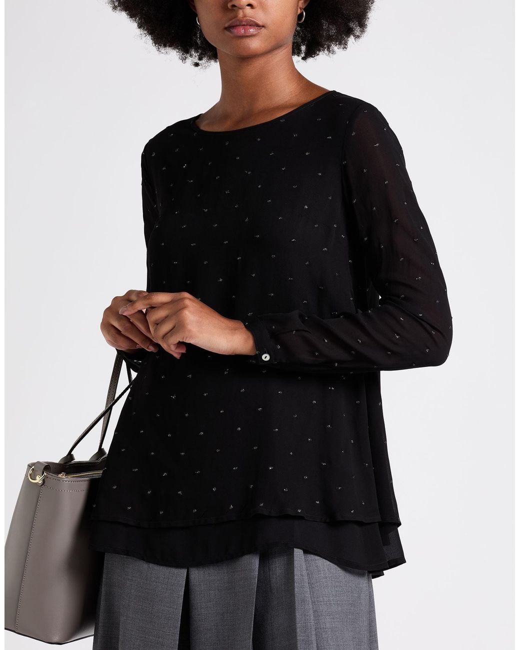 Camicettasnob Black Top Viscose