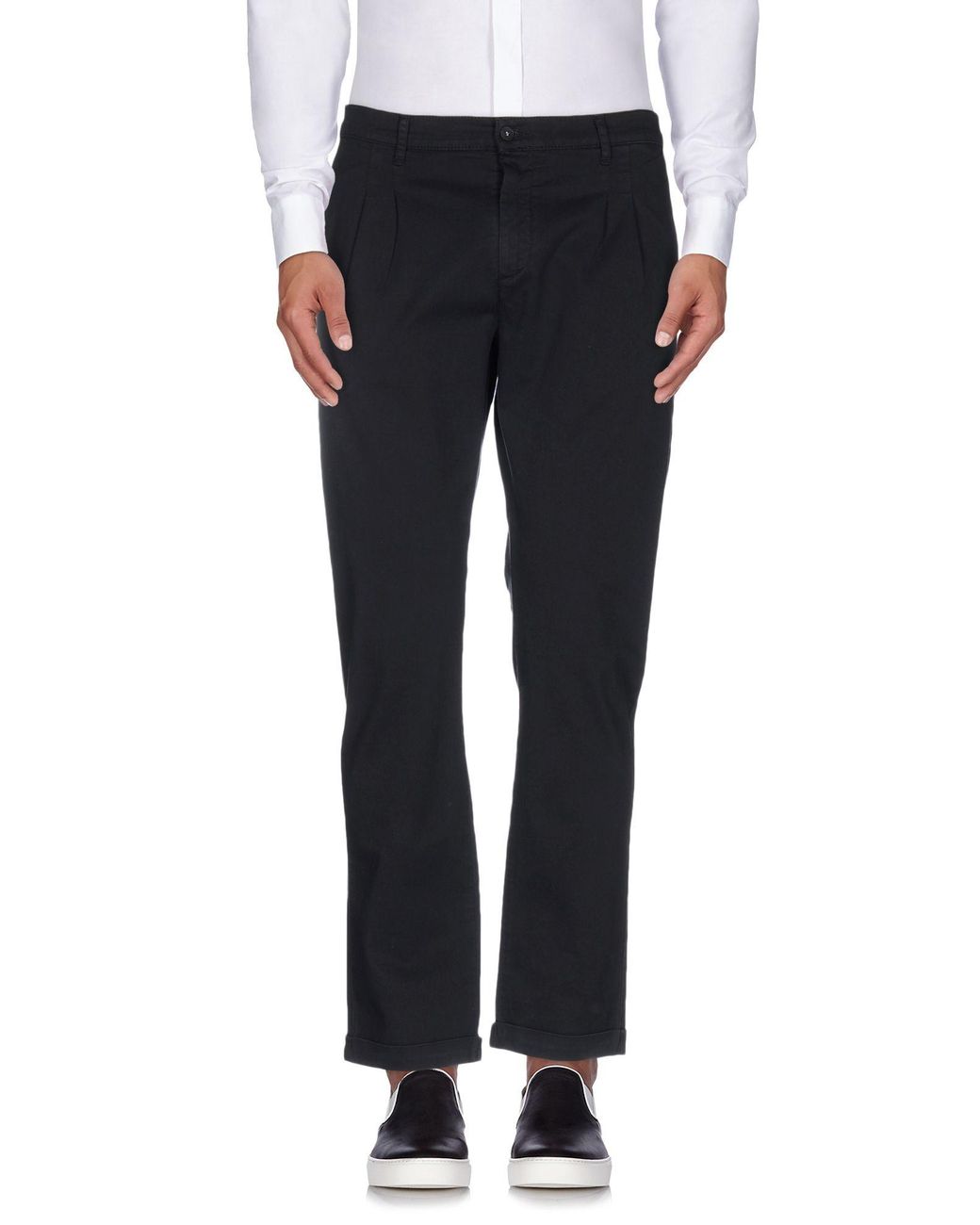 Daniele Alessandrini Black Pants for men